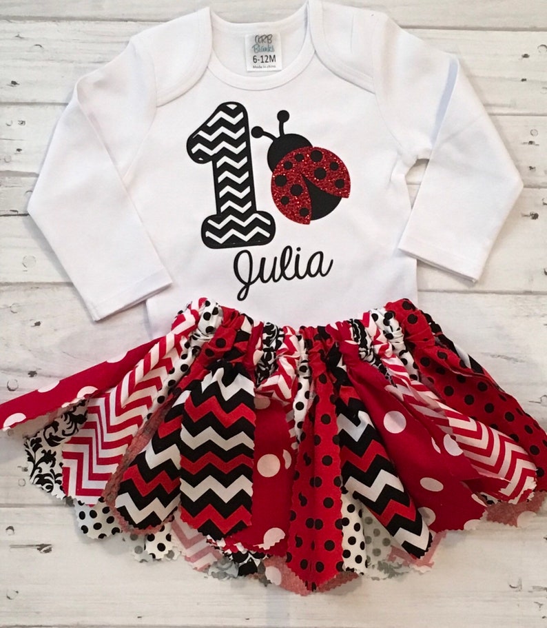 ladybug 1st birthday shirt