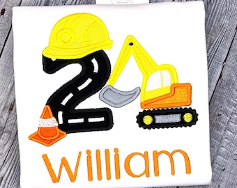 Construction Birthday Shirt, Any Age