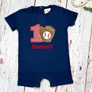 Baseball Birthday Romper: Rookie of the Year Outfit