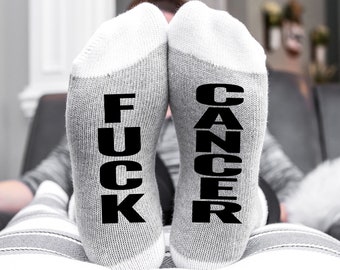 Fuck Cancer Socks