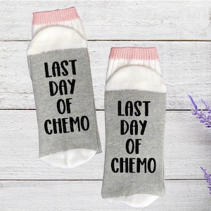 Chemo Socks, Cancer Gift, Last Day of Chemo, Socks, Cancer Socks, Cancer Survivor, Chemo Gift