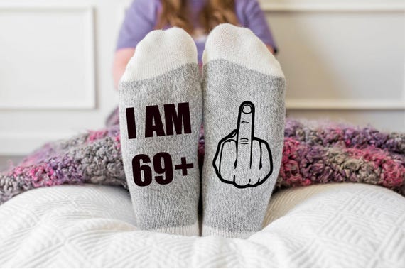 70th Birthday gift for women, men, 70th birthday socks, funny socks with sayings