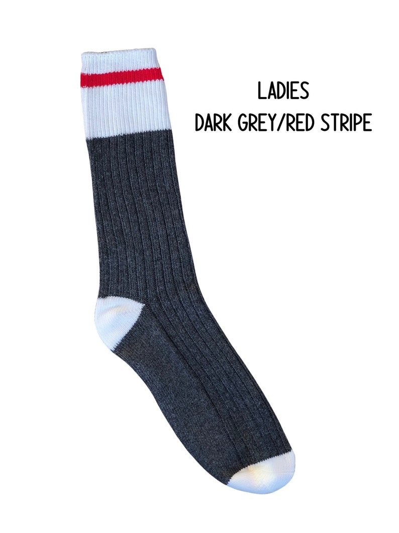 Zodiac Sign Birthday Gift, Scorpio AF Socks, gift under 20 Ladies Dk. Grey/Red