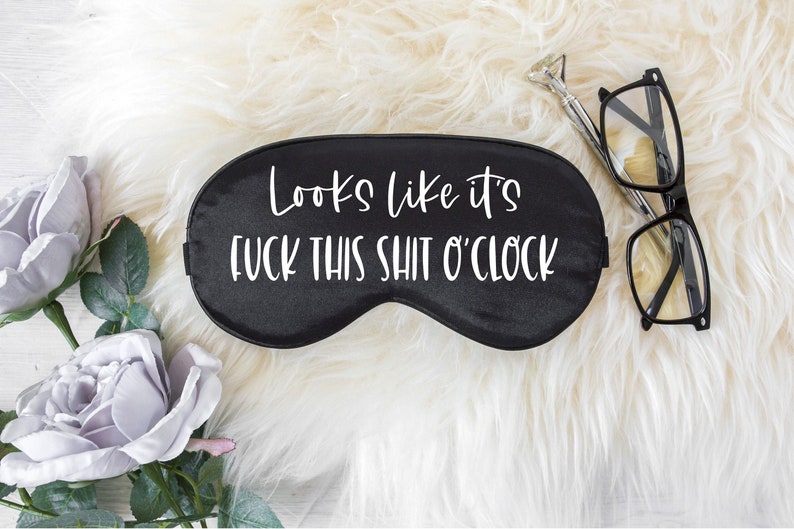 Funny Sleepmask Sleep Mask for Women Eye Mask Funny Party Etsy