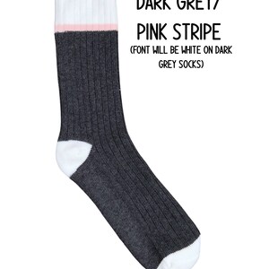 Zodiac Sign Birthday Gift, Scorpio AF Socks, gift under 20 Ladies Dk. Grey/Pink