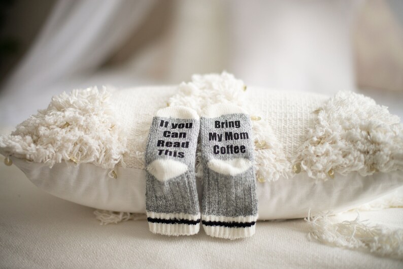 baby socks with sayings