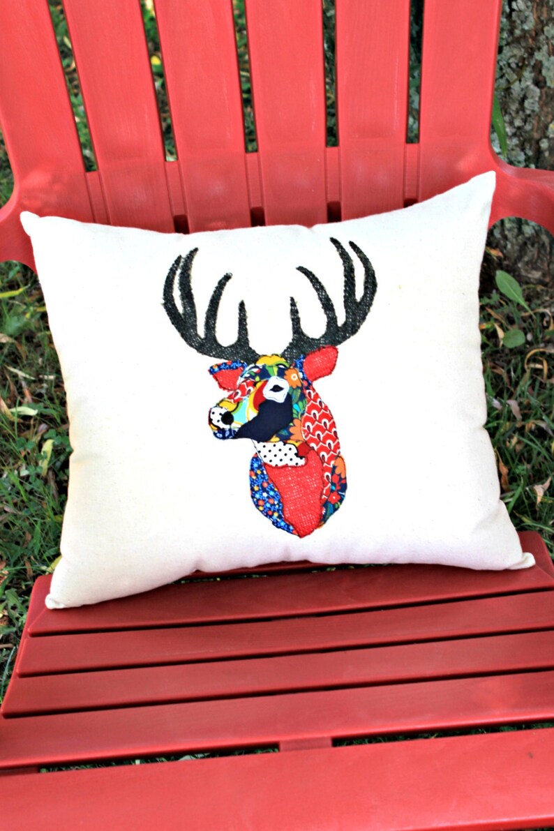 Deer Pillow Funky Deer Pillow Deer Head