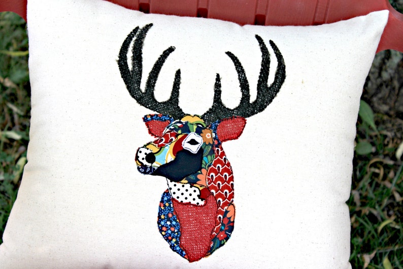 Deer Pillow Funky Deer Pillow Deer Head