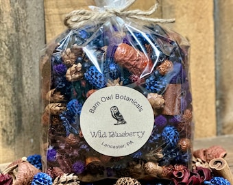 Wild Blueberry Potpourri - Handmade Scented Botanicals - A Perfect Mother's Day Gift!