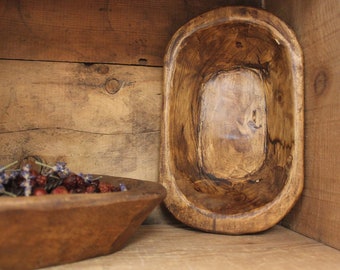 Hand Carved Wood Bowl - 10" x 6"x 2" - Beautiful Display Dish | Farmhouse Decor | Catchall | Trinket Holder | Centerpiece | Potpourri Bowl