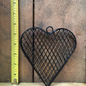 Baking Day Mesh Heart 6 Metal Heart filled with Scented Botanicals, a Warm Inviting Kitchen Fragrance Decorative Metal Hook included image 4