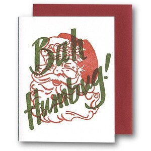 Bah Humbug Santa CARD