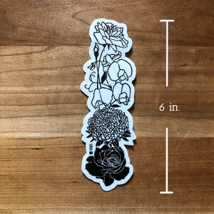 Floral Skateboard STICKER