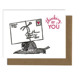 Snail Mail - Thinking of You CARD