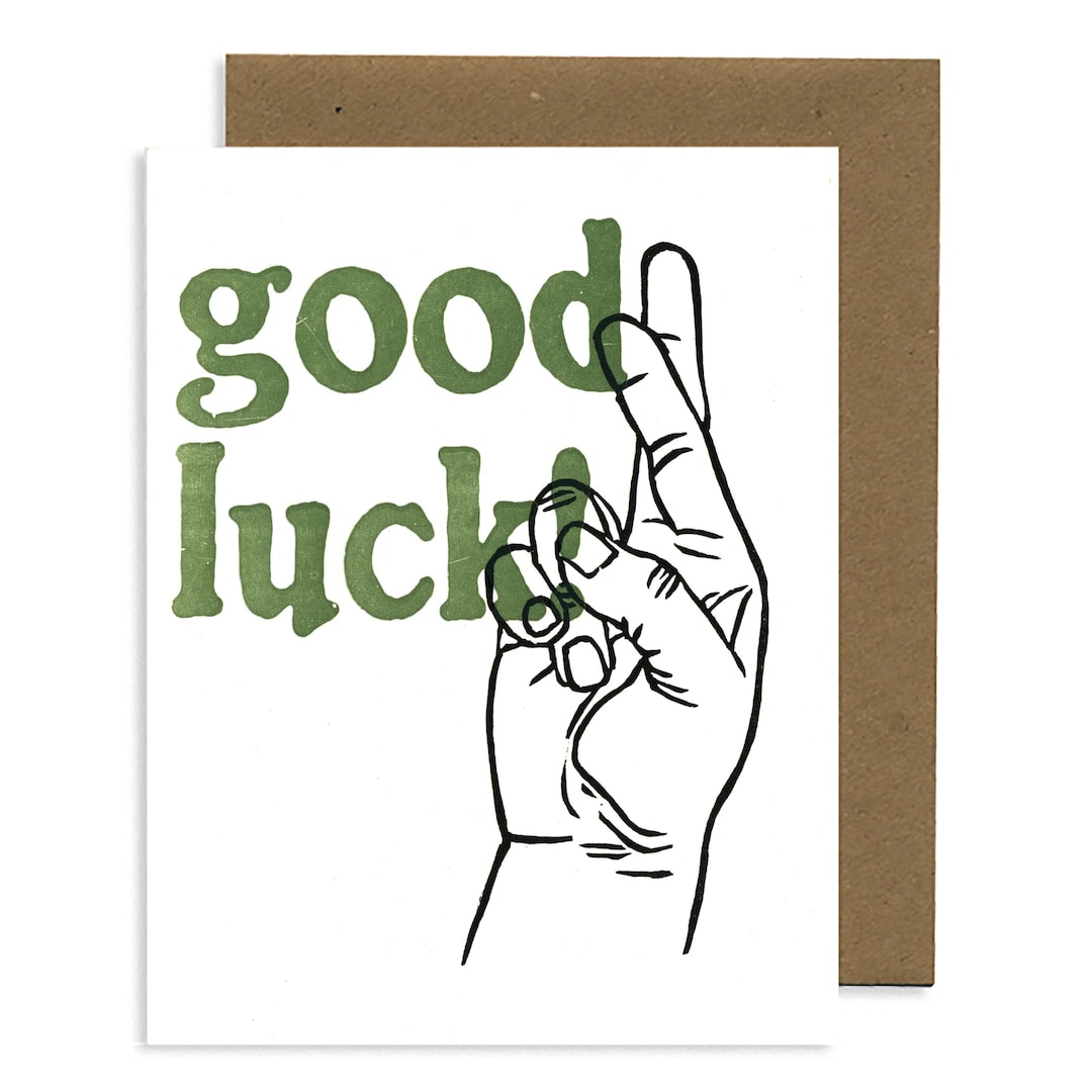 Good Luck CARD - Etsy