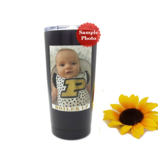 Personalized Photo Tumbler - 24 Oz Tumbler - Photo Tumbler - Photo Mug - Photo Cup - Picture Mug - Printed Photograph - Gift for Dad - Cup