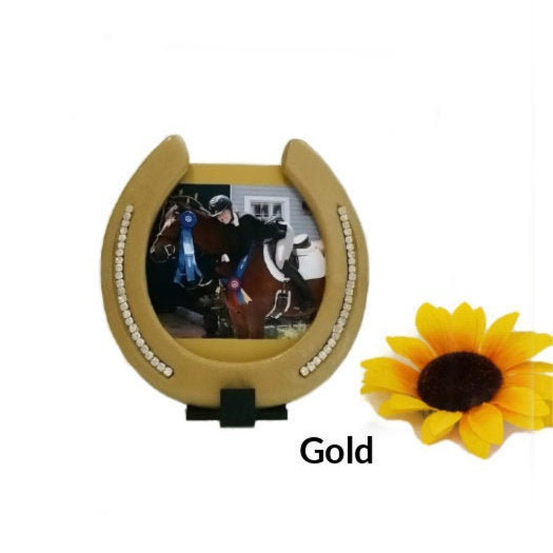 Horseshoe Art Horse Picture Frame Horseshoe Picture Frame Etsy