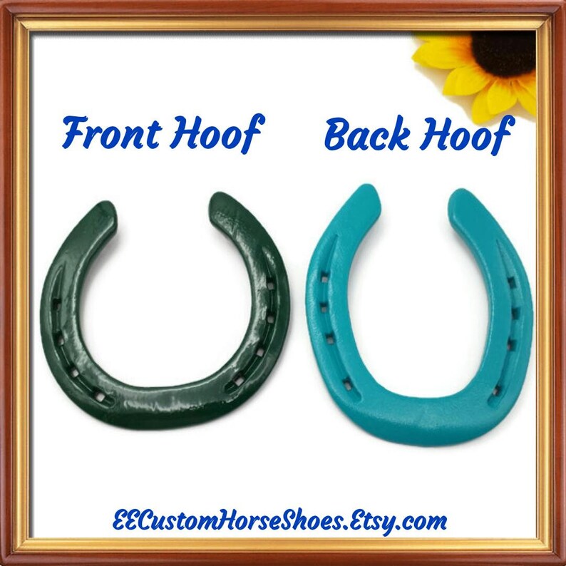 Horseshoe Art Horse Picture Frame Horseshoe Picture Frame Etsy