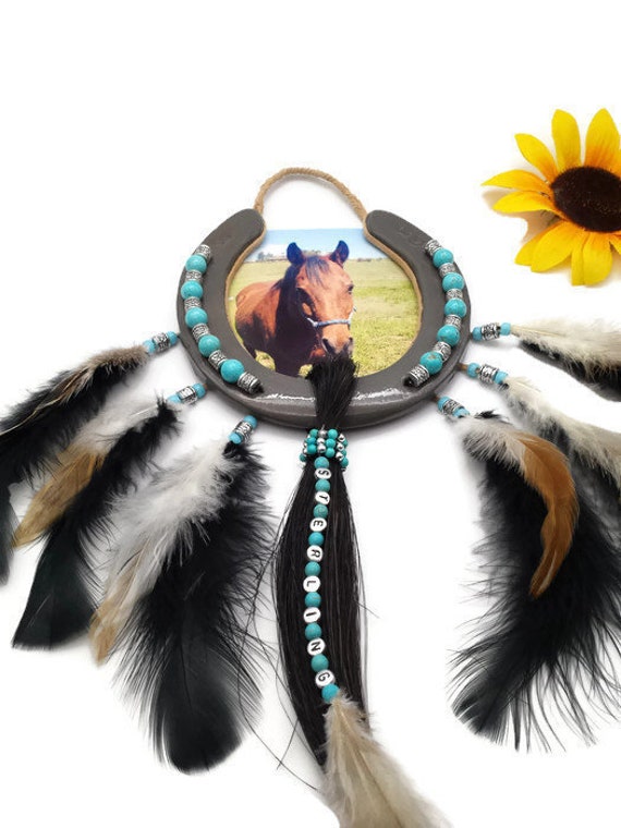 Remembrance Memorial Horse Keepsake Decorated Horseshoes Etsy