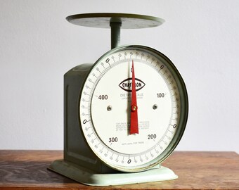 Vintage Green Scale - Chatillon Dietary Scale - Retro Kitchen Decor - Made in New York, USA - 100% Functional