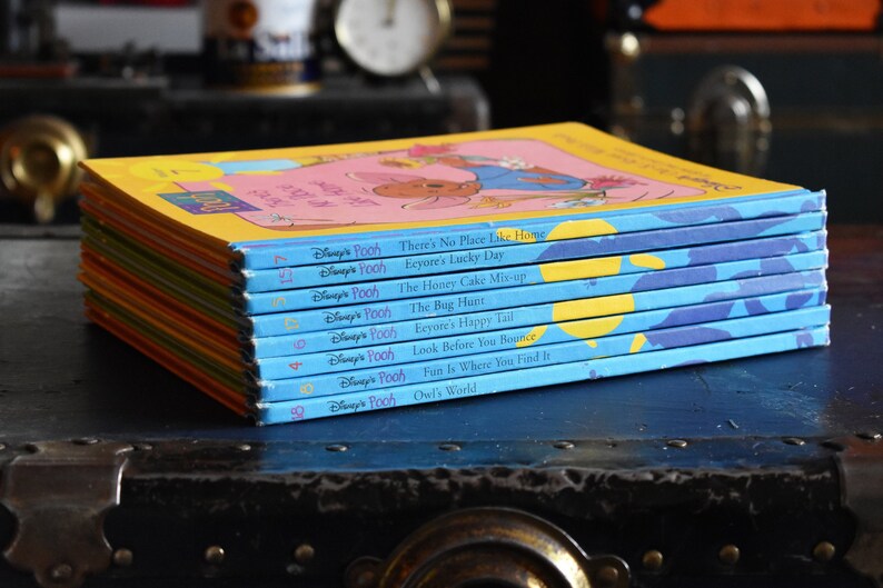 Walt Disney Winnie The Pooh Bucher Set Von 8 Gebundene Etsy