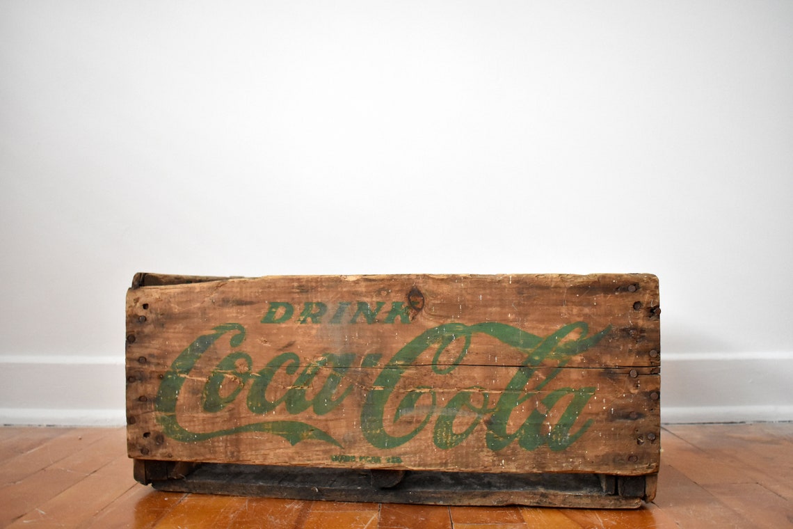 Vintage Crate COCA-COLA Wooden Crate Coke Crate Wood | Etsy