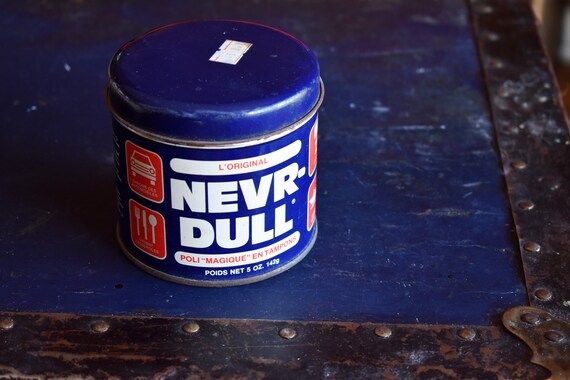 Nevr Dull Tin Magic Cleaner Pads Mechanic Shop Decoration Etsy