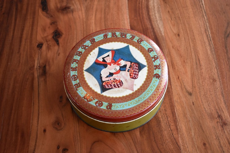 Harrison Brothers Limited Quebec Pom Holiday Fruit Cake Tin Montreal POM HOLIDAY BREAD Canada