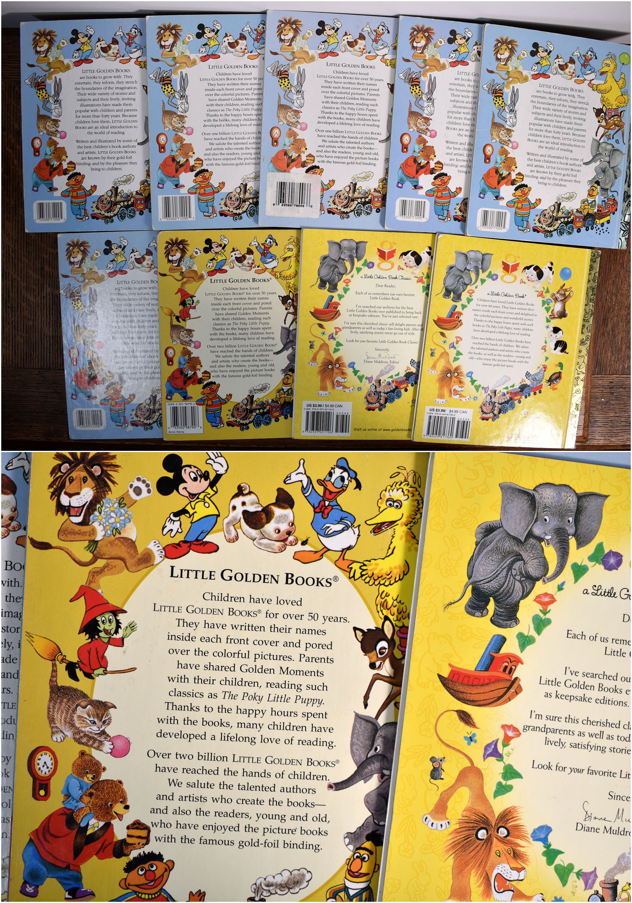 A Little Golden Books Collection Set of 9 Hardcover Books Etsy UK