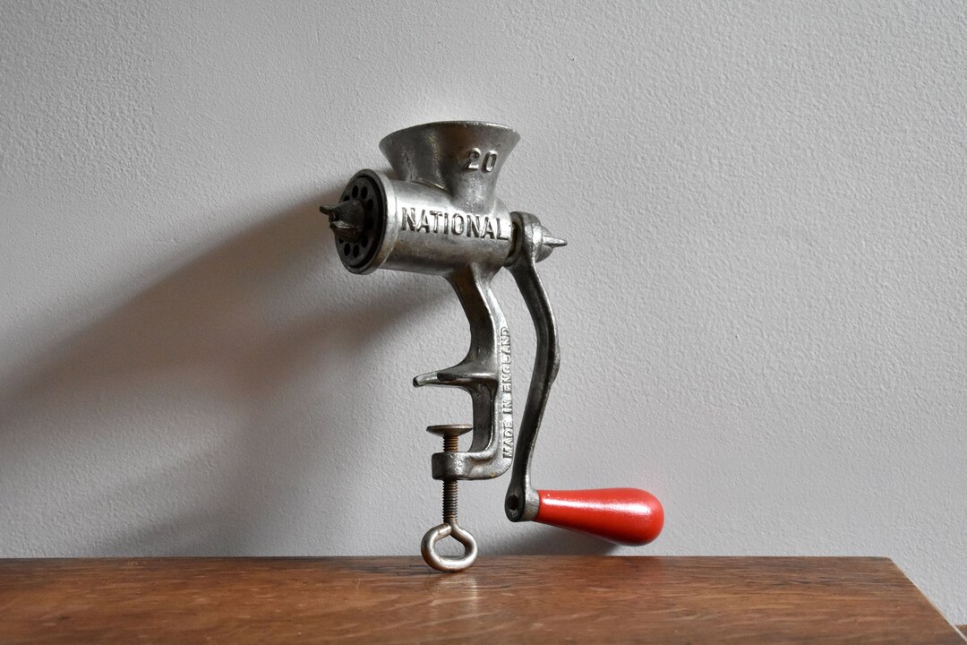 Spong Metal Meat Grinder Vintage Kitchen Decor English Etsy Canada