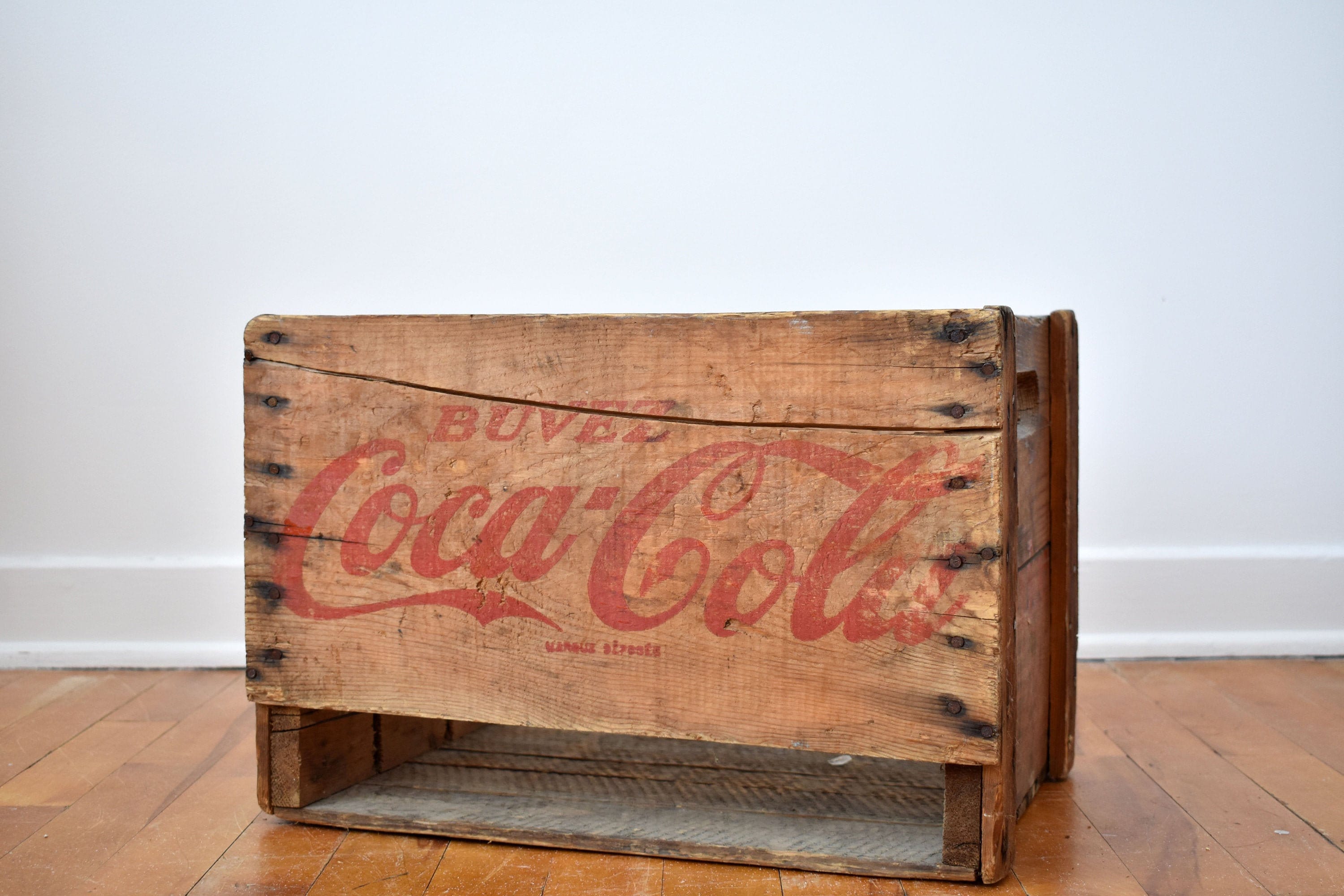 Vintage Crate COCACOLA Wooden Crate Coke Crate Wood Etsy