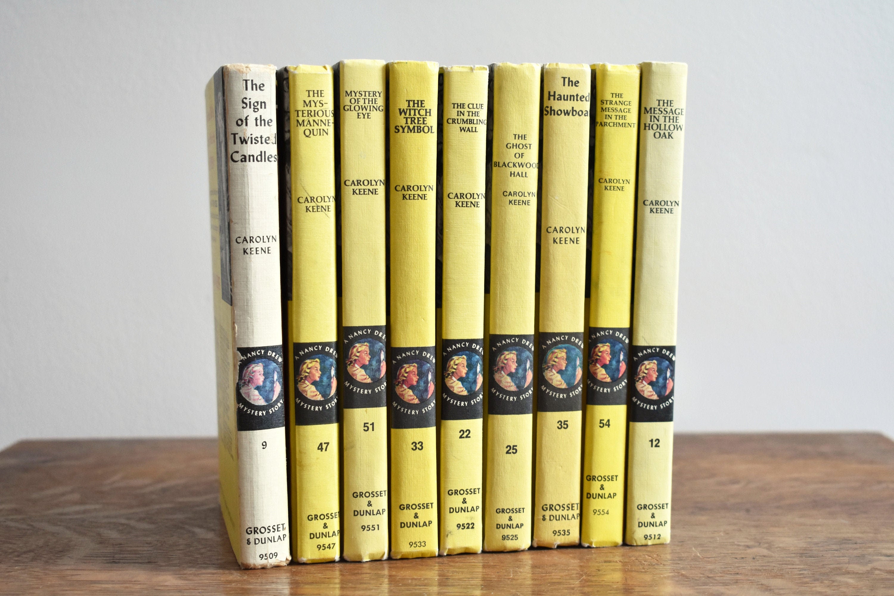 Nancy Drew Book Collection Set of 9 Hardcover Books Etsy