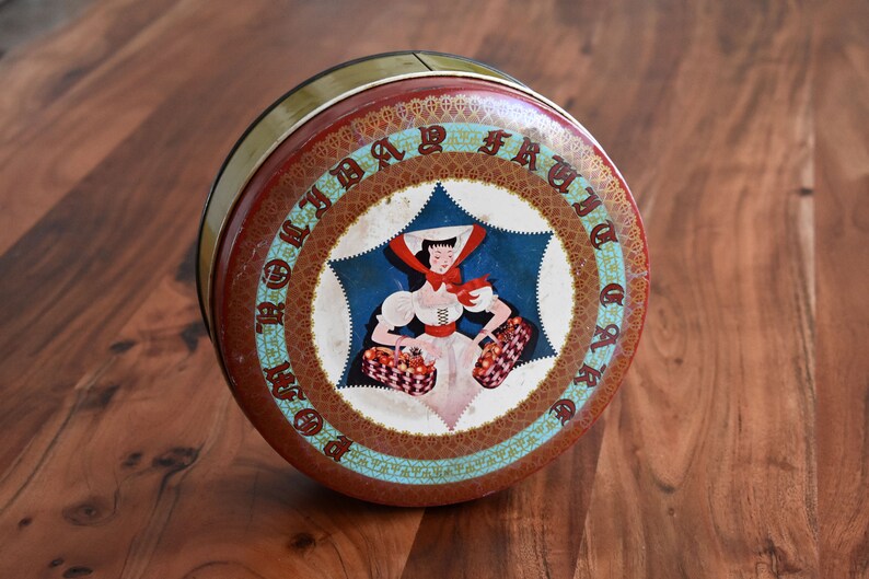Harrison Brothers Limited Quebec Pom Holiday Fruit Cake Tin Montreal POM HOLIDAY BREAD Canada