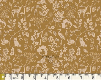 Flora and Fauna Treasured WLW-35613 | Willow by Sharon Holland | Art Gallery Fabrics | Continuous Yardage | Fat Quarter
