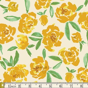 Fields of Goldenrod TOR-23860 | The Open Road by Bonnie Christine | Art Gallery Fabrics | Continuous Yardage | Fat Quarter