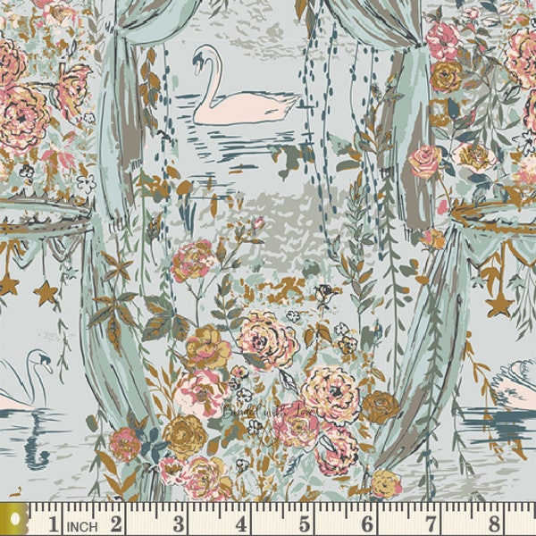 Rosewater Ballet WLW-35615 | Willow by Sharon Holland | Art Gallery Fabrics | Continuous Yardage | Fat Quarter
