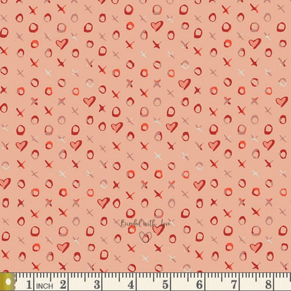 Hugs & Kisses Warm LVS-38801 | Love Story by Maureen Cracknell | Art Gallery Fabrics | Continuous Yardage| Fat Quarter