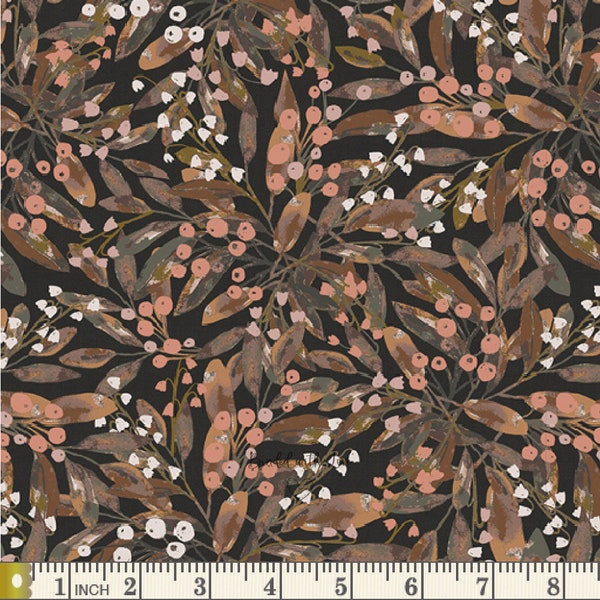 Festoon Umber BTA11454 | Botanist by Katarina Roccella | Art Gallery Fabrics | Continuous Yardage | Fat Quarter