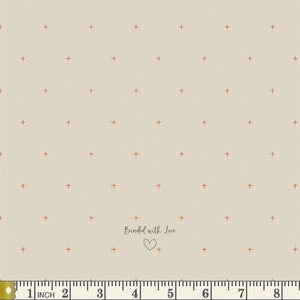 Handstitched Linen GLR-44303 | Gloria by Maureen Cracknell | Art Gallery Fabrics | Continuous Yardage| Fat Quarter