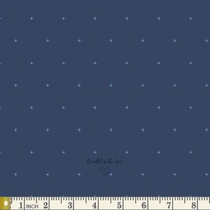 Handstiched Fog TBL89514 | True Blue by Maureen Cracknell | Art Gallery Fabrics | Quilting Fabric | Continuous Yardage | Fat Quarter