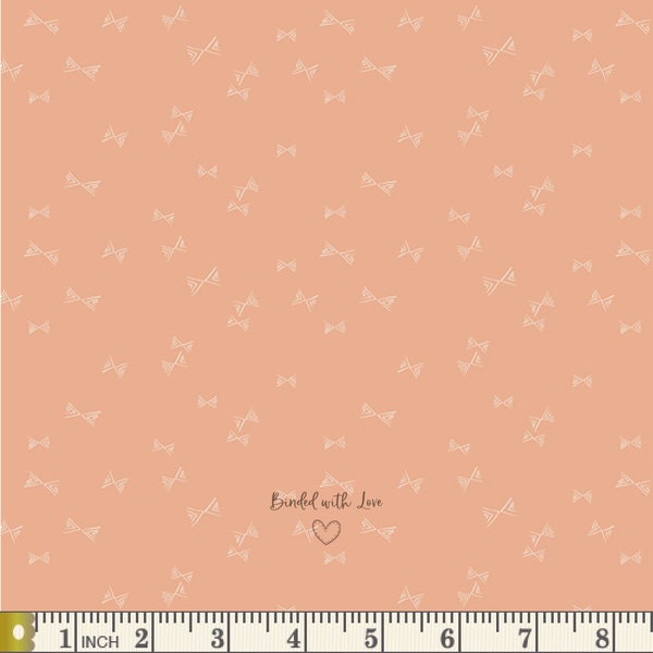 Flight of Fancy Peach FNC10103 | Fanciful by Sharon Holland | Art Gallery Fabrics | Continuous Yardage | Fat Quarter