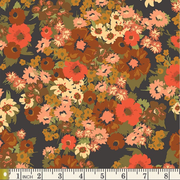 Wild Flora Moonlight HZW62305 | Hazelwood by AGF Studio | Art Gallery Fabrics | Quilting Fabric | Continuous Yardage | Fat Quarter