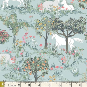 Mystical Quest by Day PIC-39458 | Picturesque by Katarina Roccella | Art Gallery Fabrics | Quilt Fabric | Continuous Yardage | Fat Quarter