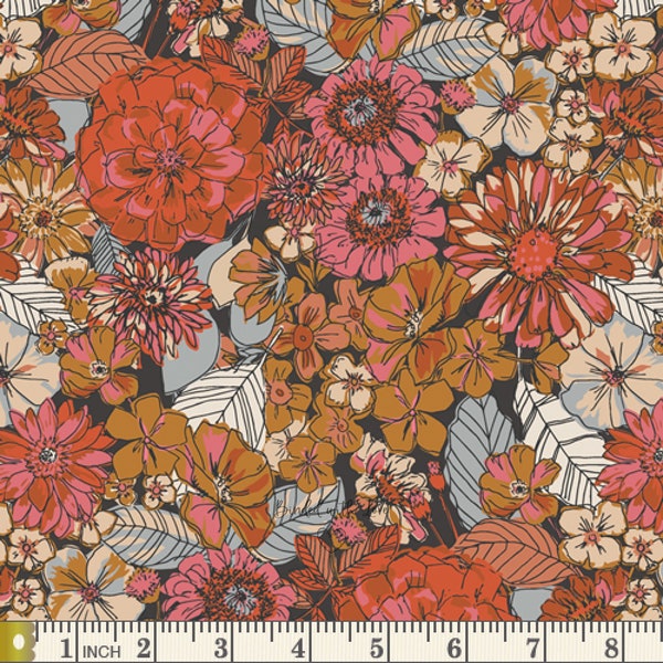 Fleuron Haven KSM-73300 | Kismet by Sharon Holland | Art Gallery Fabrics | Continuous Yardage | Fat Quarter