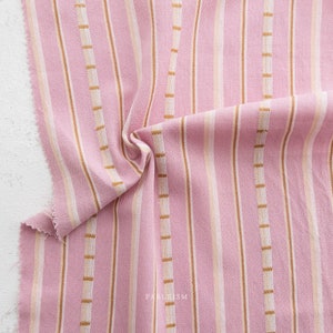 Ladder Stripe in Pink Blossom MGW-07-PINK-BLSM | Monarch Grove by Fableism Supply Co. | Continuous Yardage | Fat Quarter