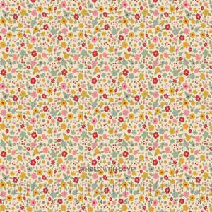 Evie Dove White 130125 | Creating Memories Spring by Tone Finnanger | Tilda Fabrics | Continuous Yardage | Fat Quarter