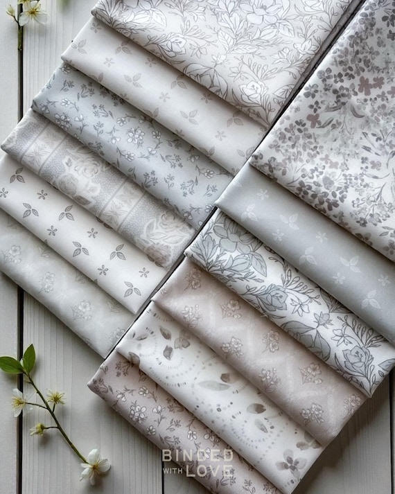 Gentle Whispers Collection by Trisha Patel | 12 Prints | Cloud9 Fabrics | Fat Quarter Bundle or Half Yard Bundle