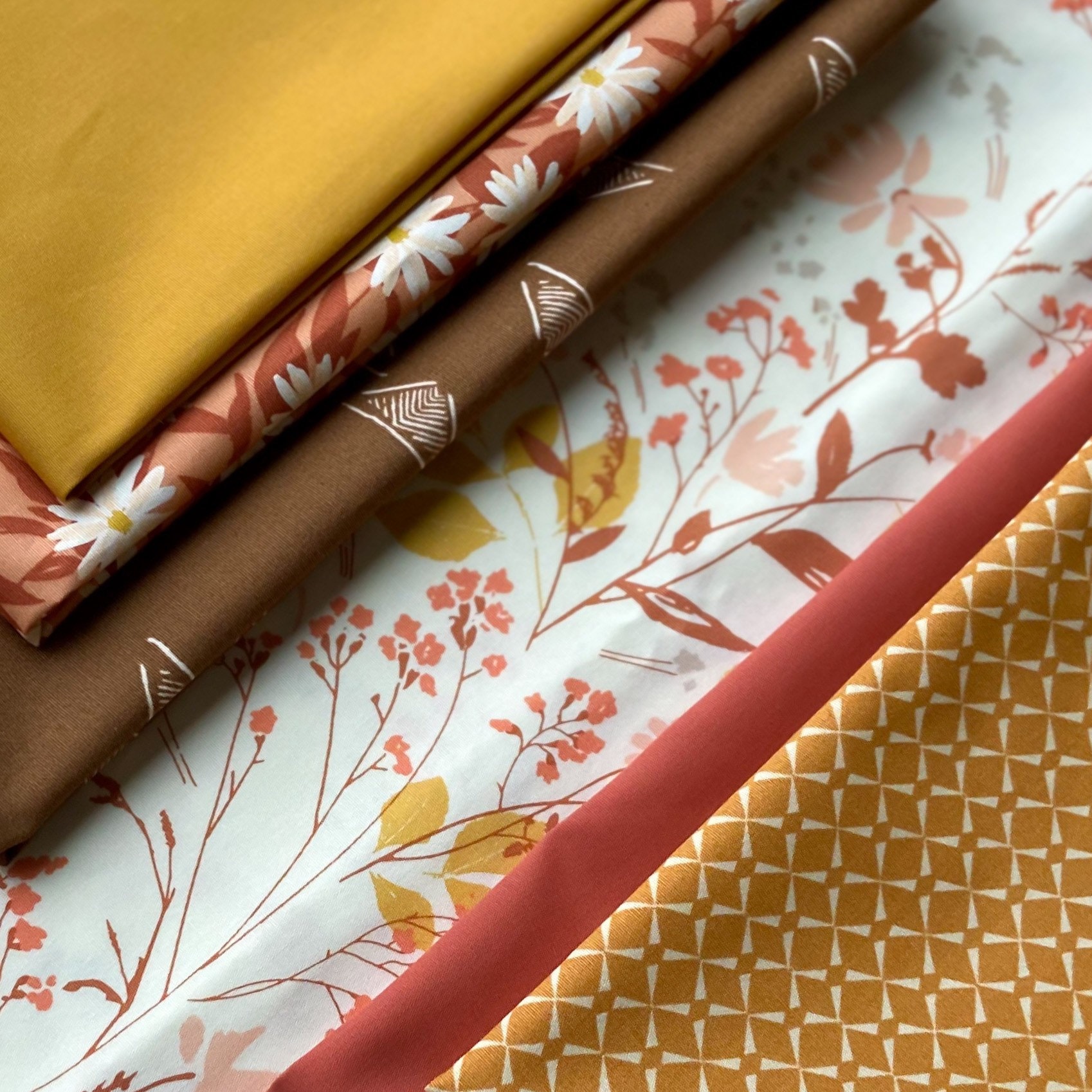 Curated Half Yard Bundle 6 Half Yards Hand Selected Art Gallery