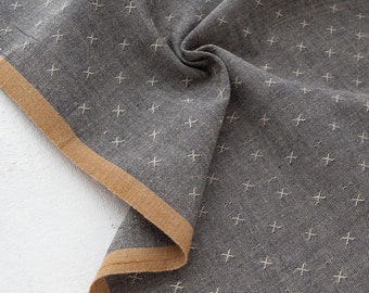 Pepper FSW-28-PEPPER | Sprout Woven by Fableism Supply Co. | Continuous Yardage | Fat Quarter | Cotton Yarn Dyed Wovens