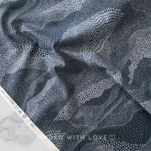 Earth Gray 92007-97 | Elements by Ghazal Razavi | Figo Fabrics | Continuous Yardage | Fat Quarter | Quilting Fabric